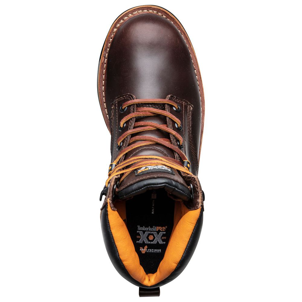 Botas de Trabajo Timberland Hombre Pro® 20Th Anniversary Pit Boss Soft Toe Marrones - Chile OAH-6793